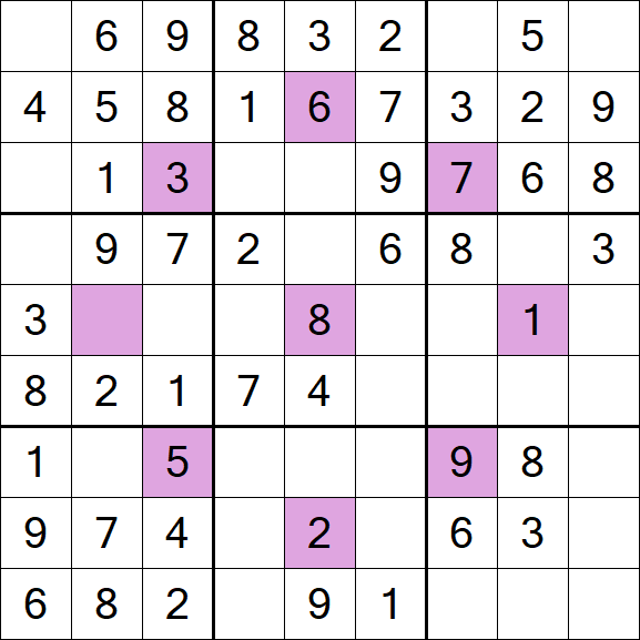 Asterisk Sudoku - Fácil