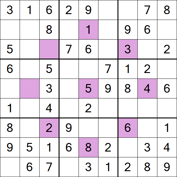 Asterisk Sudoku - Fácil