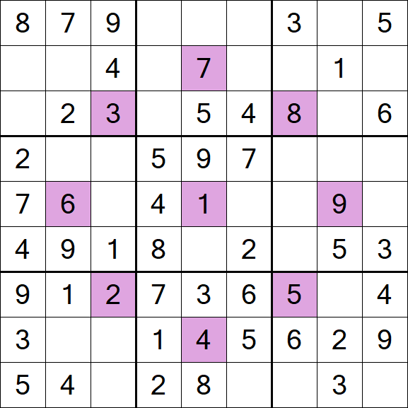 Asterisk Sudoku - Fácil