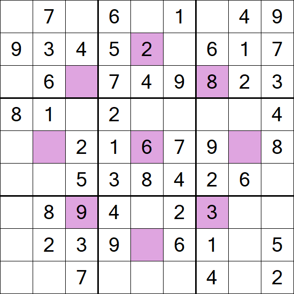 Asterisk Sudoku - Fácil