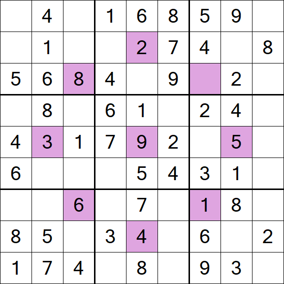 Asterisk Sudoku - Fácil