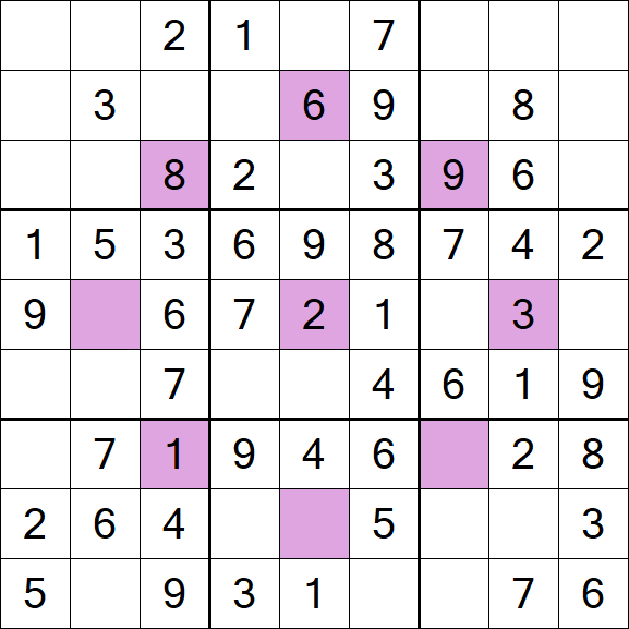 Asterisk Sudoku - Fácil