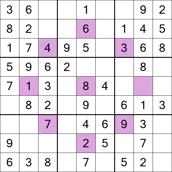 Asterisk Sudoku - Fácil