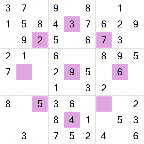 Asterisk Sudoku - Fácil