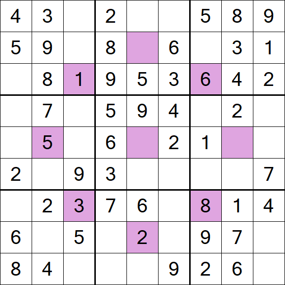 Asterisk Sudoku - Fácil