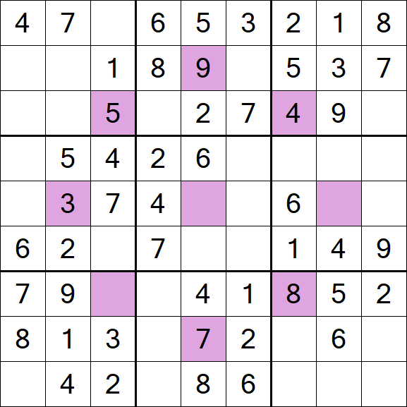 Asterisk Sudoku - Fácil