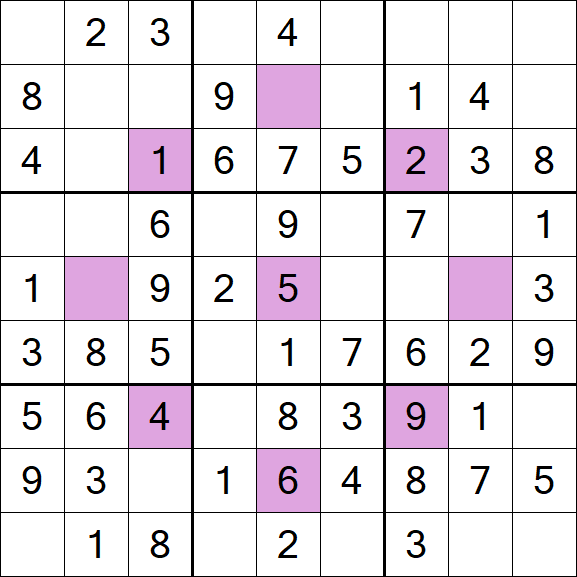 Asterisk Sudoku - Fácil