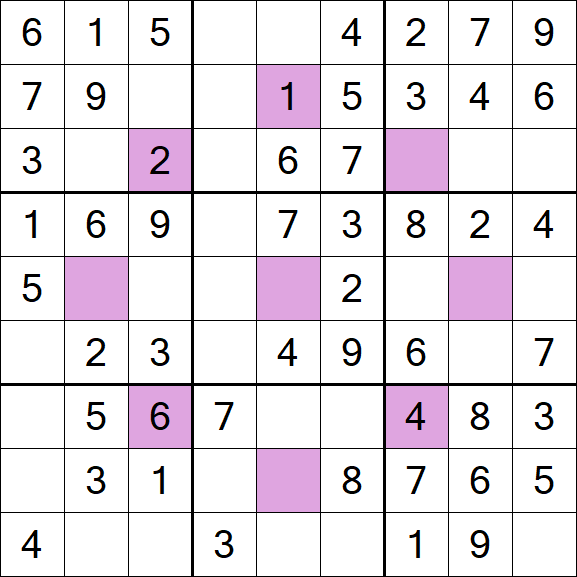 Asterisk Sudoku - Einfach