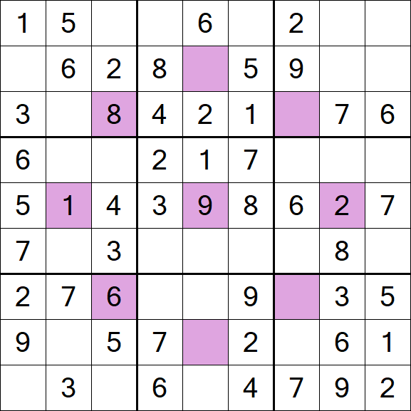 Asterisk Sudoku - Easy