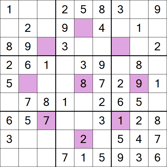 Asterisk Sudoku - Fácil