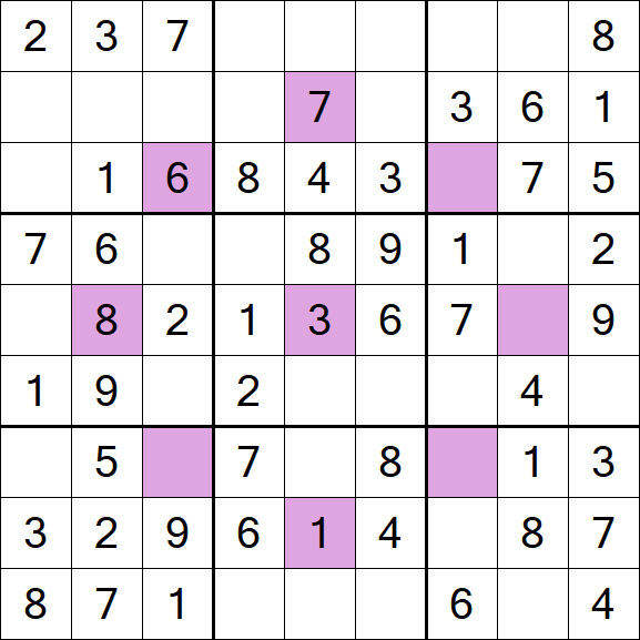 Asterisk Sudoku - Fácil