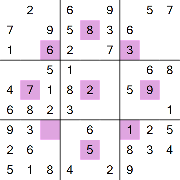 Asterisk Sudoku - Fácil