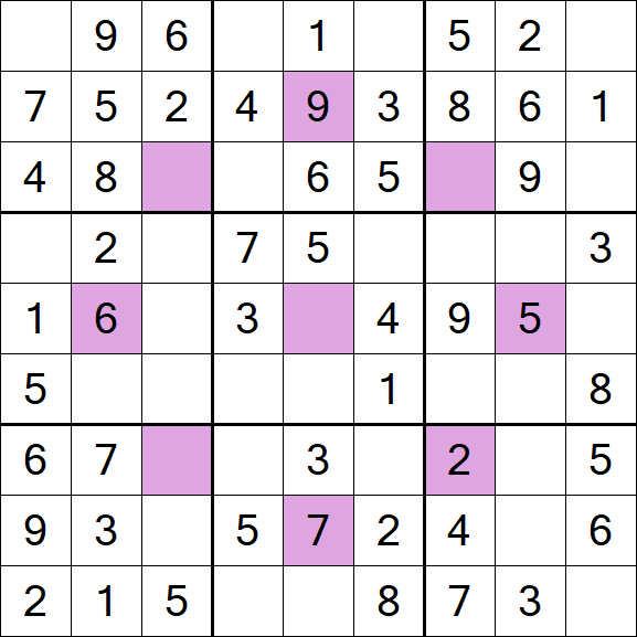 Asterisk Sudoku - Fácil