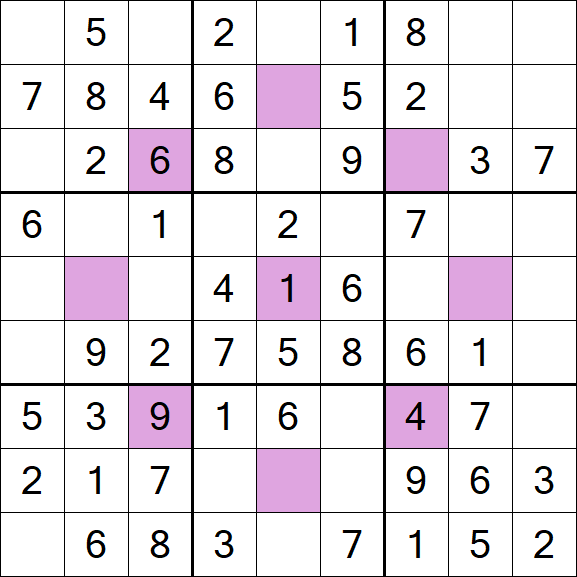 Asterisk Sudoku - Fácil