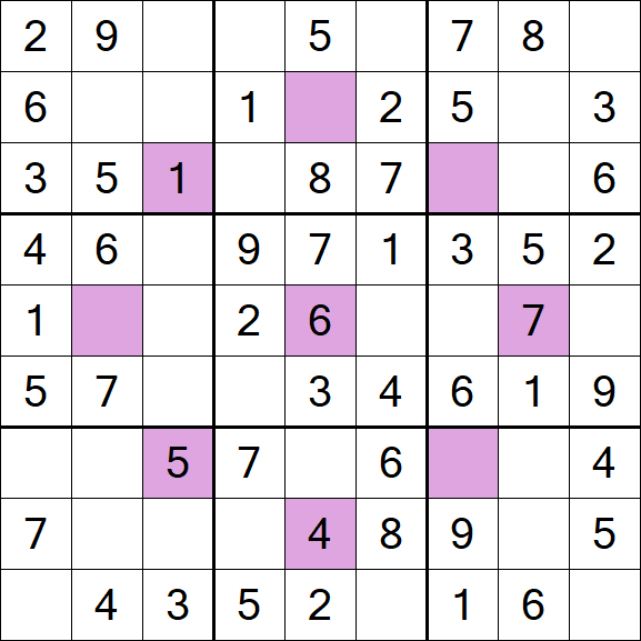 Asterisk Sudoku - Easy