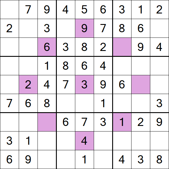 Asterisk Sudoku - Fácil