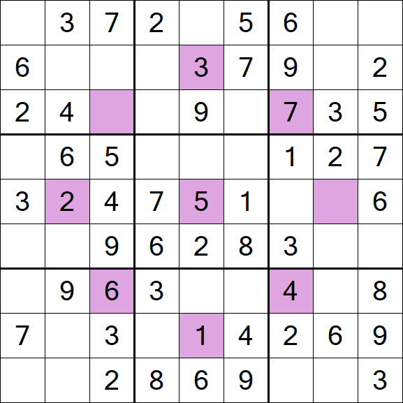 Asterisk Sudoku - Fácil