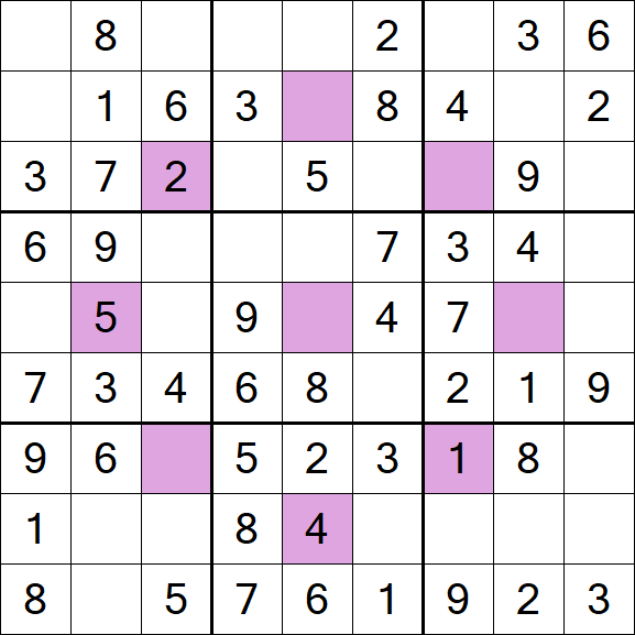 Asterisk Sudoku - Fácil
