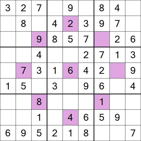 Asterisk Sudoku - Easy