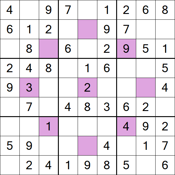 Asterisk Sudoku - Fácil