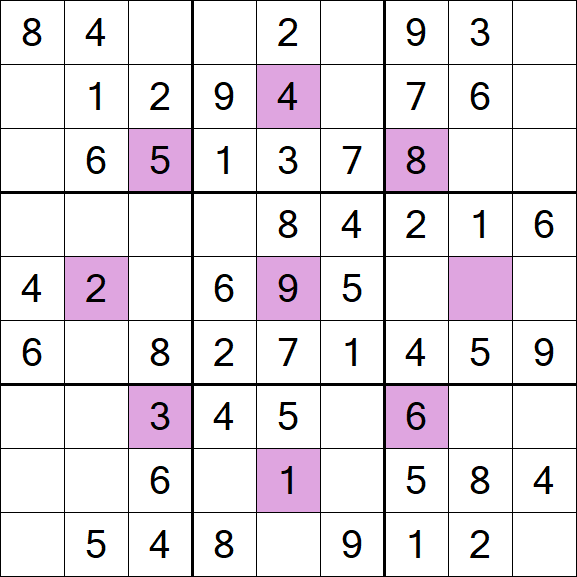 Asterisk Sudoku - Fácil
