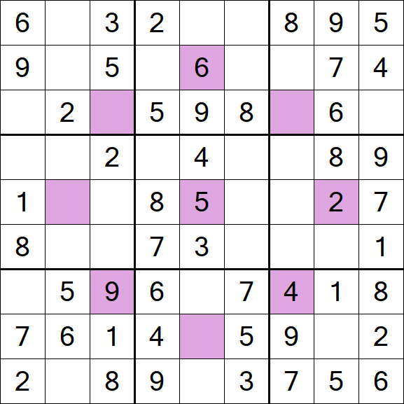 Asterisk Sudoku - Fácil