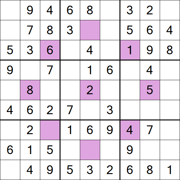 Asterisk Sudoku - Fácil