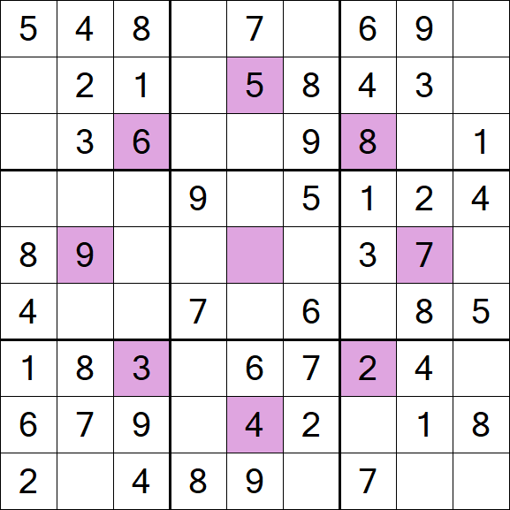 Asterisk Sudoku - Fácil