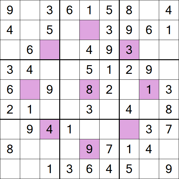 Asterisk Sudoku - Fácil