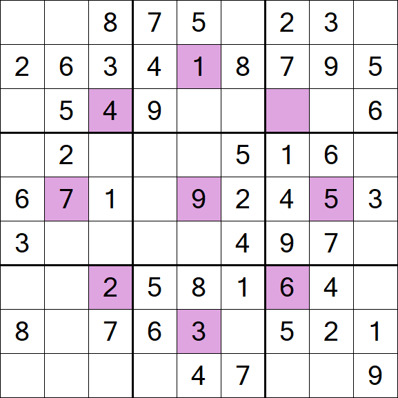 Asterisk Sudoku - Easy