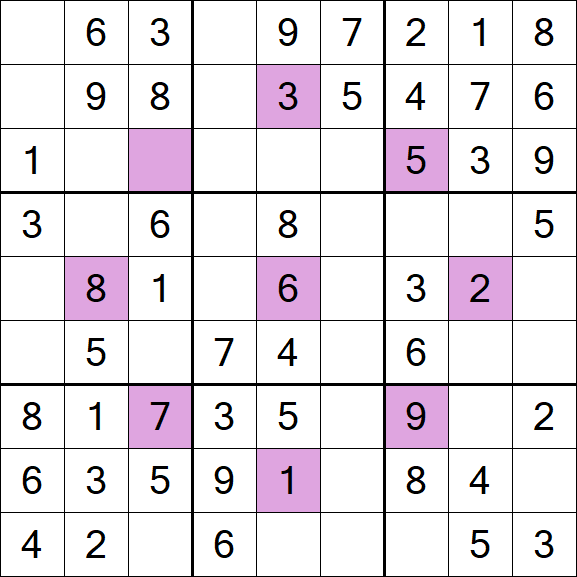 Asterisk Sudoku - Easy