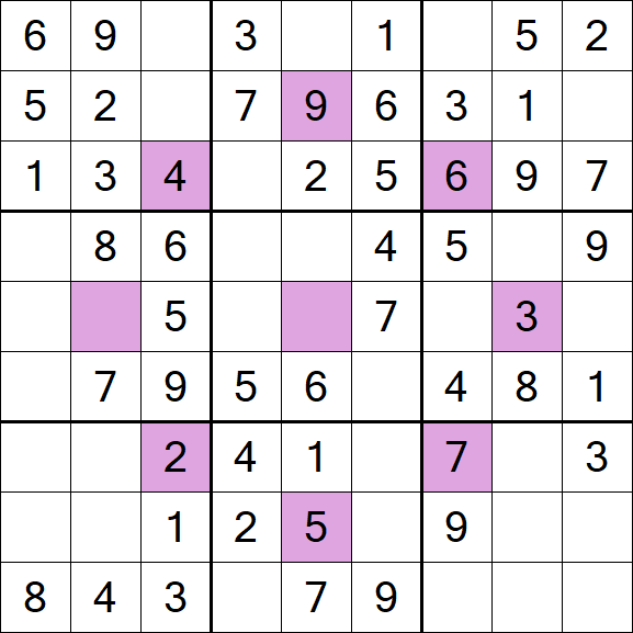 Asterisk Sudoku - Easy