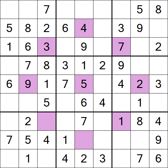 Asterisk Sudoku - Easy