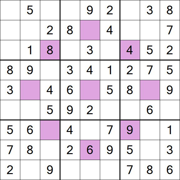 Asterisk Sudoku - Easy