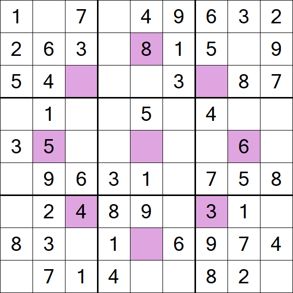 Asterisk Sudoku - Easy
