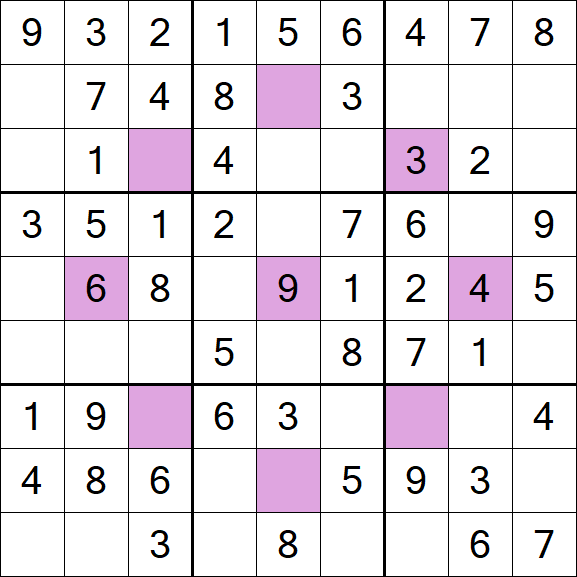 Asterisk Sudoku - Easy