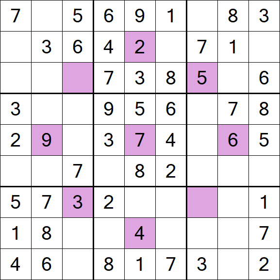 Asterisk Sudoku - Easy