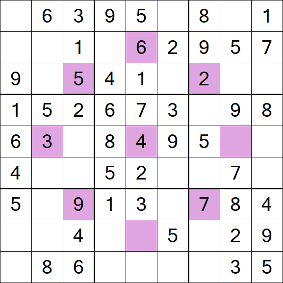 Asterisk Sudoku - Easy