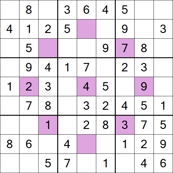 Asterisk Sudoku - Fácil
