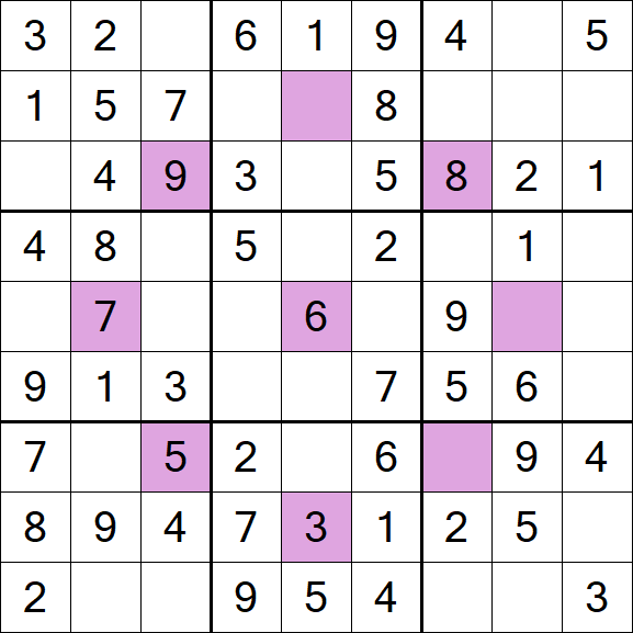 Asterisk Sudoku - Fácil