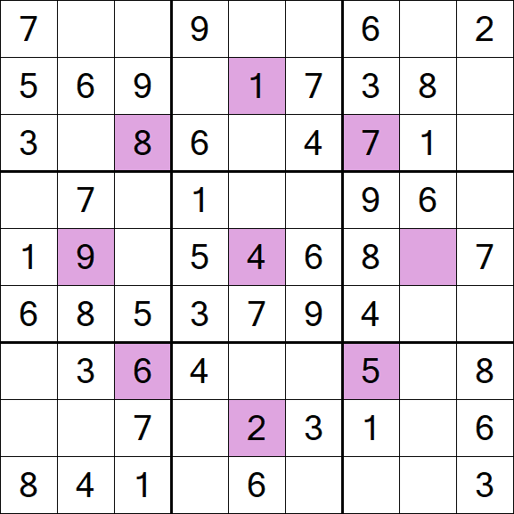 Asterisk Sudoku - Fácil