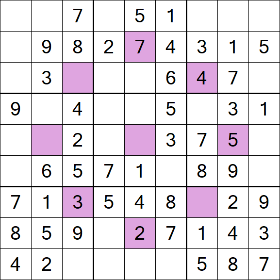 Asterisk Sudoku - Fácil