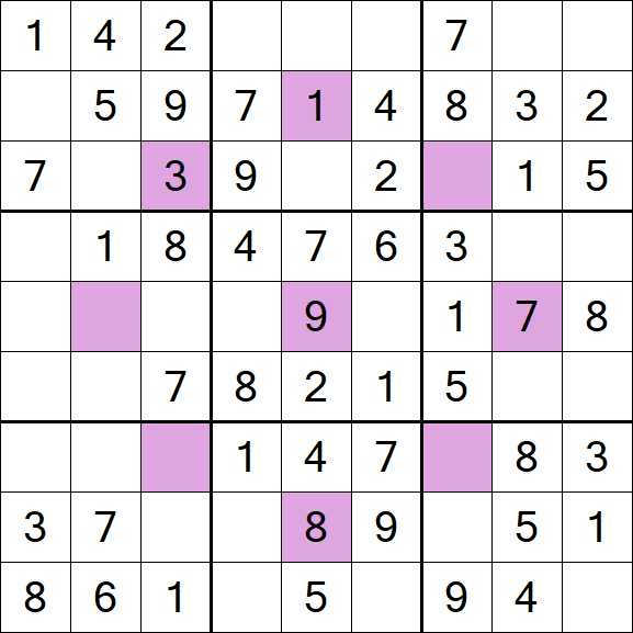 Asterisk Sudoku - Simple