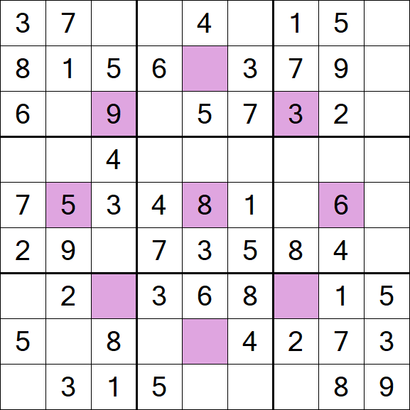 Asterisk Sudoku - Fácil