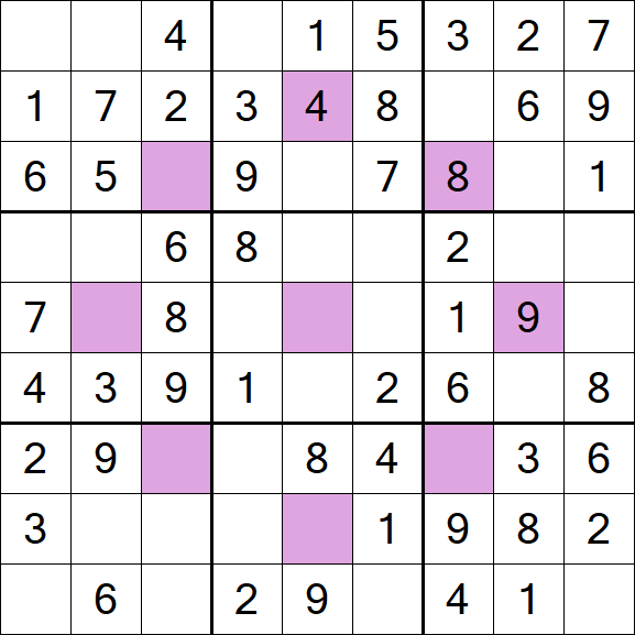 Asterisk Sudoku - Fácil