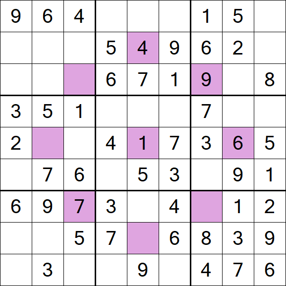 Asterisk Sudoku - Easy