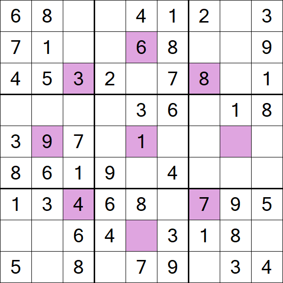 Asterisk Sudoku - Easy