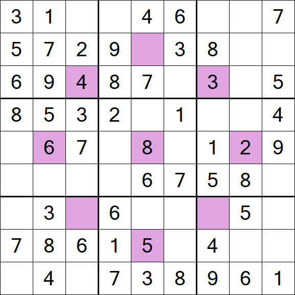 Asterisk Sudoku - Easy