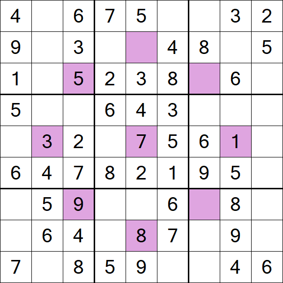 Asterisk Sudoku - Easy