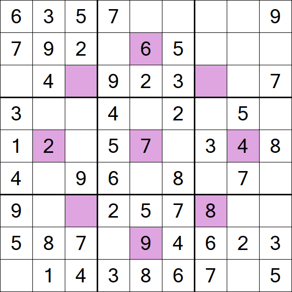 Asterisk Sudoku - Fácil